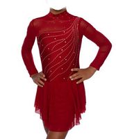 Eiskunstlauf Eislauf Kürkleid 14 /  158-164 neu mit Etikett