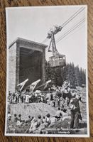 Säntis-Schwägalp Schwebebahn 1936, staunende Menschen