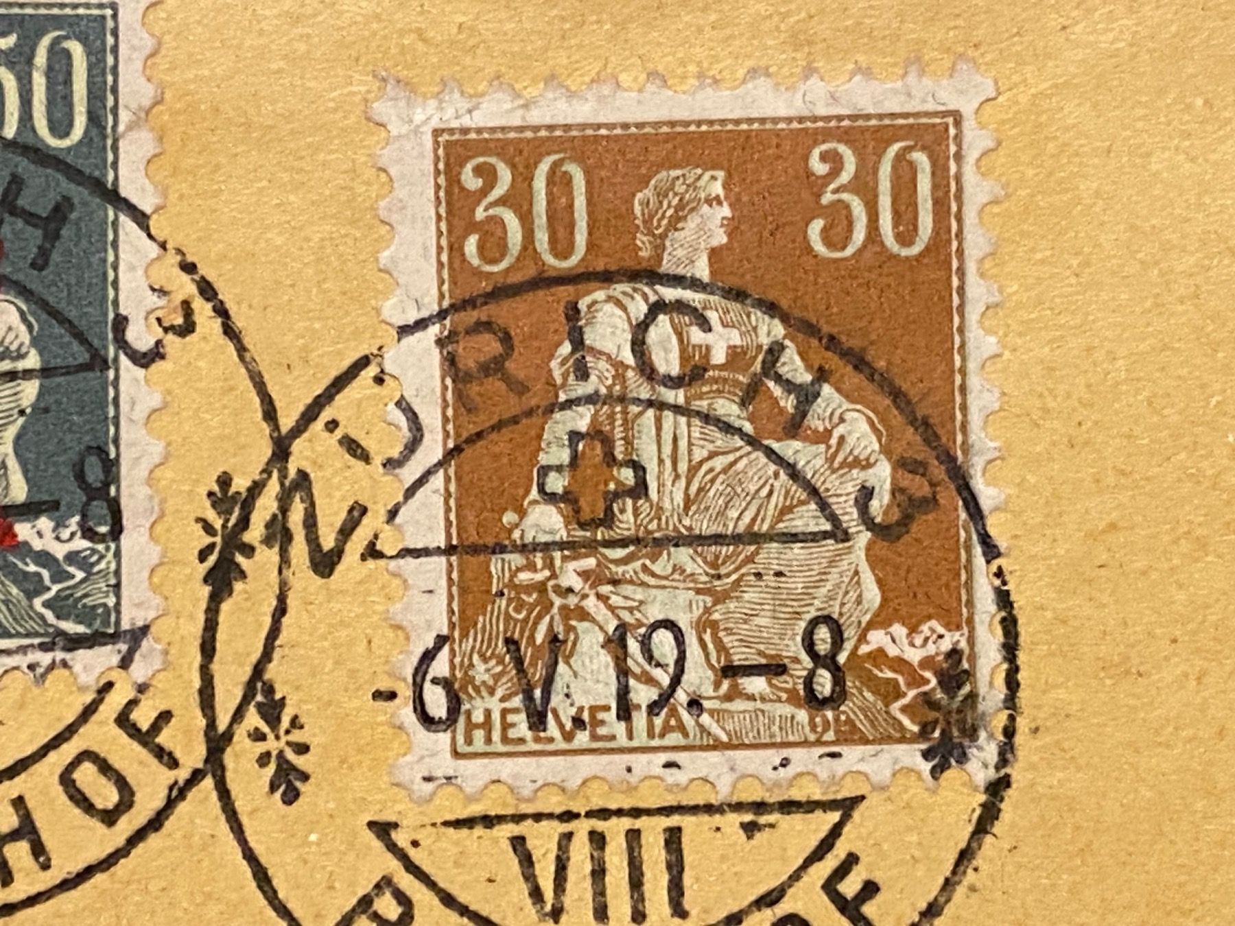 Tutti i francobolli: F2, geflogen, Brief Zürich Genf – Usato da Aarau venduto da hilde47 2