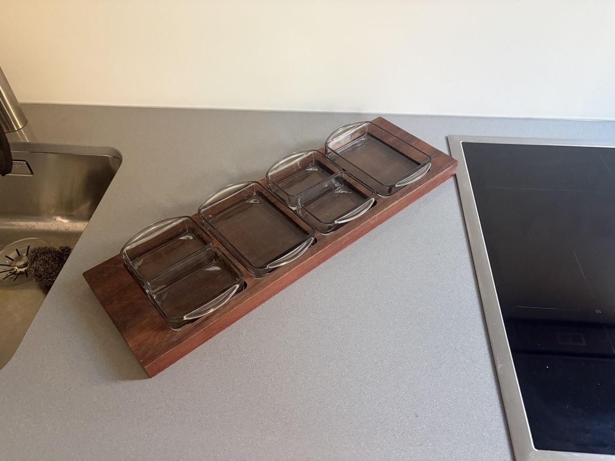 Plateaux: Danish teak apero platte – Neuf (Voir description) à Zürich par Son_77 1