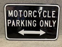 Motorcycle parking only 