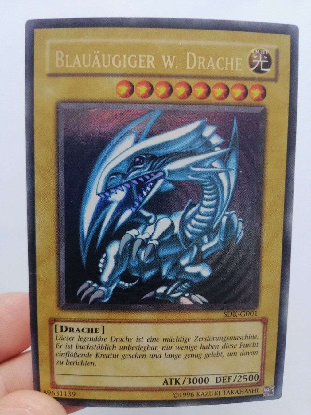 Yugioh Carte collezionabili: Blauäugiger W. Drache Ultra-Rare Mint – Nuovo (secondo la descrizione) da Boswil venduto da ShoppingCenterCity 6