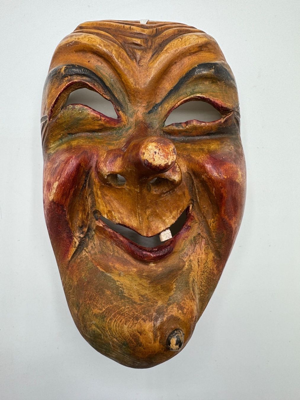 Masken: Fasnachtsmaske, Holzmaske, handgeschnitzt – Gebraucht aus Sachseln von BONATI01