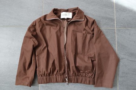 Lewis Melly Jacke braun Groesse S/M Baumwolle Modal