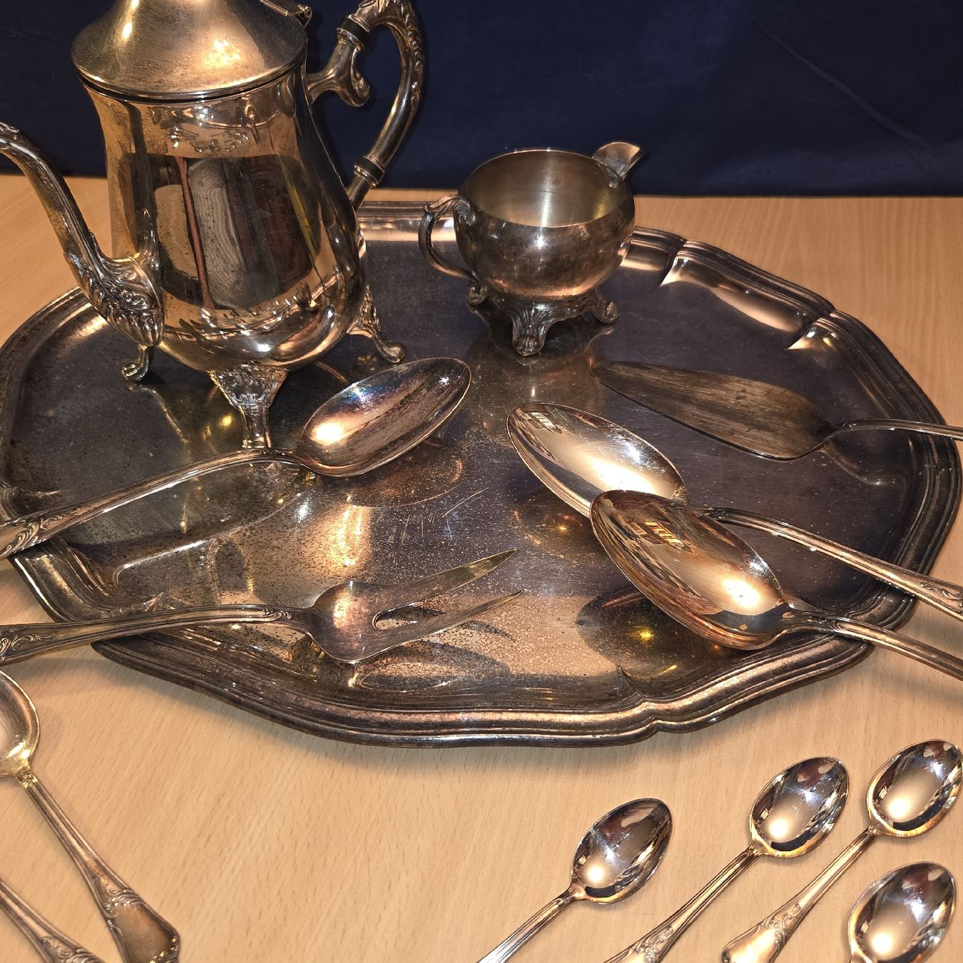 Set di piatti: Leonard Silberplatte Kaffee Service Set, 20 teilig. – Usato da Kriens venduto da gra_fhn7 9