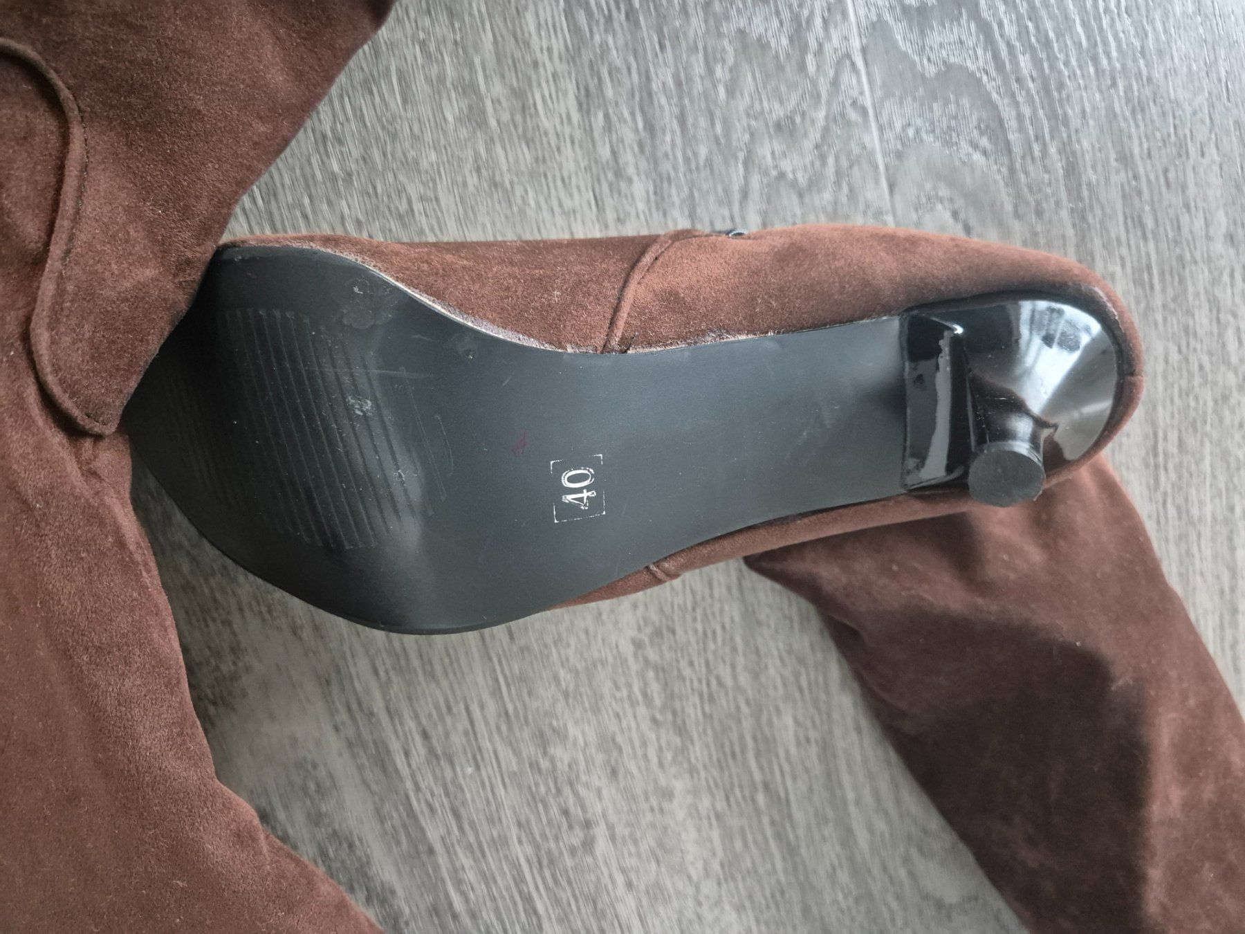 Scarpe da donna: Braune Stiefel, Wildlederoptik, Grösse 40 – Nuovo (secondo la descrizione) da Eglisau venduto da nicij79 4