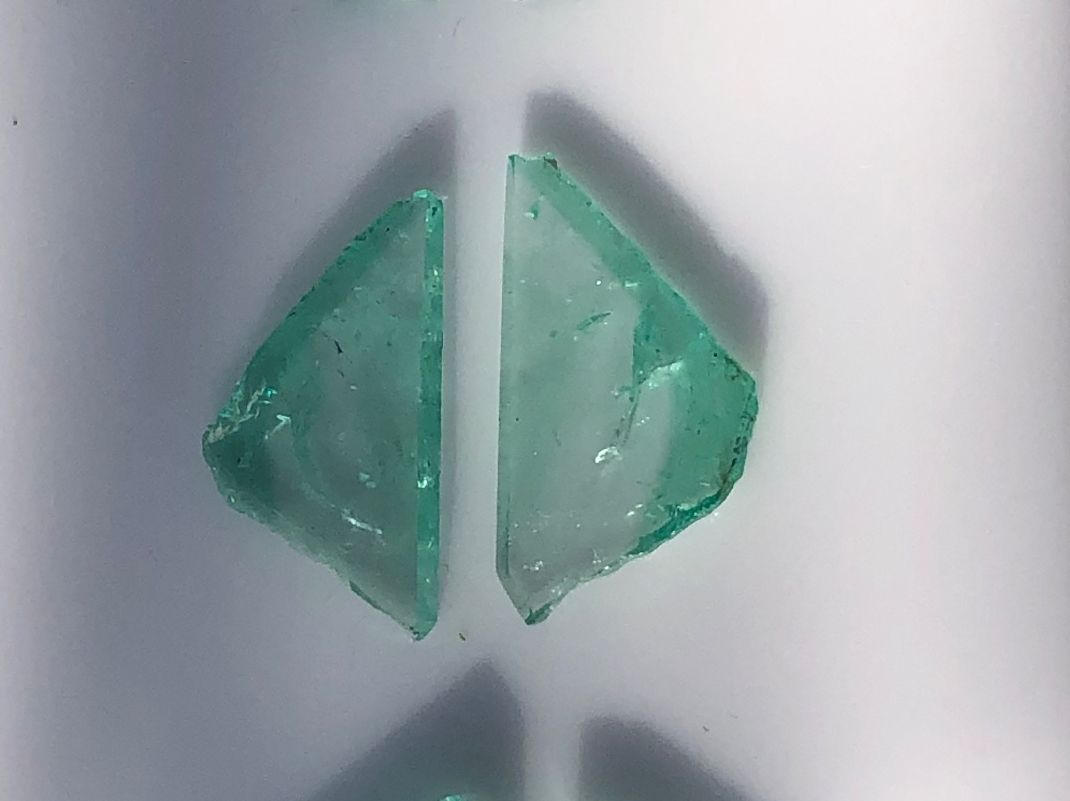Edelsteine: SMARAGD sym. Kristall Scheiben   14.5cts   Ural / Sibirien – Neu (gemäss Beschreibung) aus Thun von klarstein 1