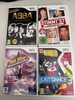 4 Wii Spiele Party Bundle ABBA Just Dance Stimmt’s Cheerlead