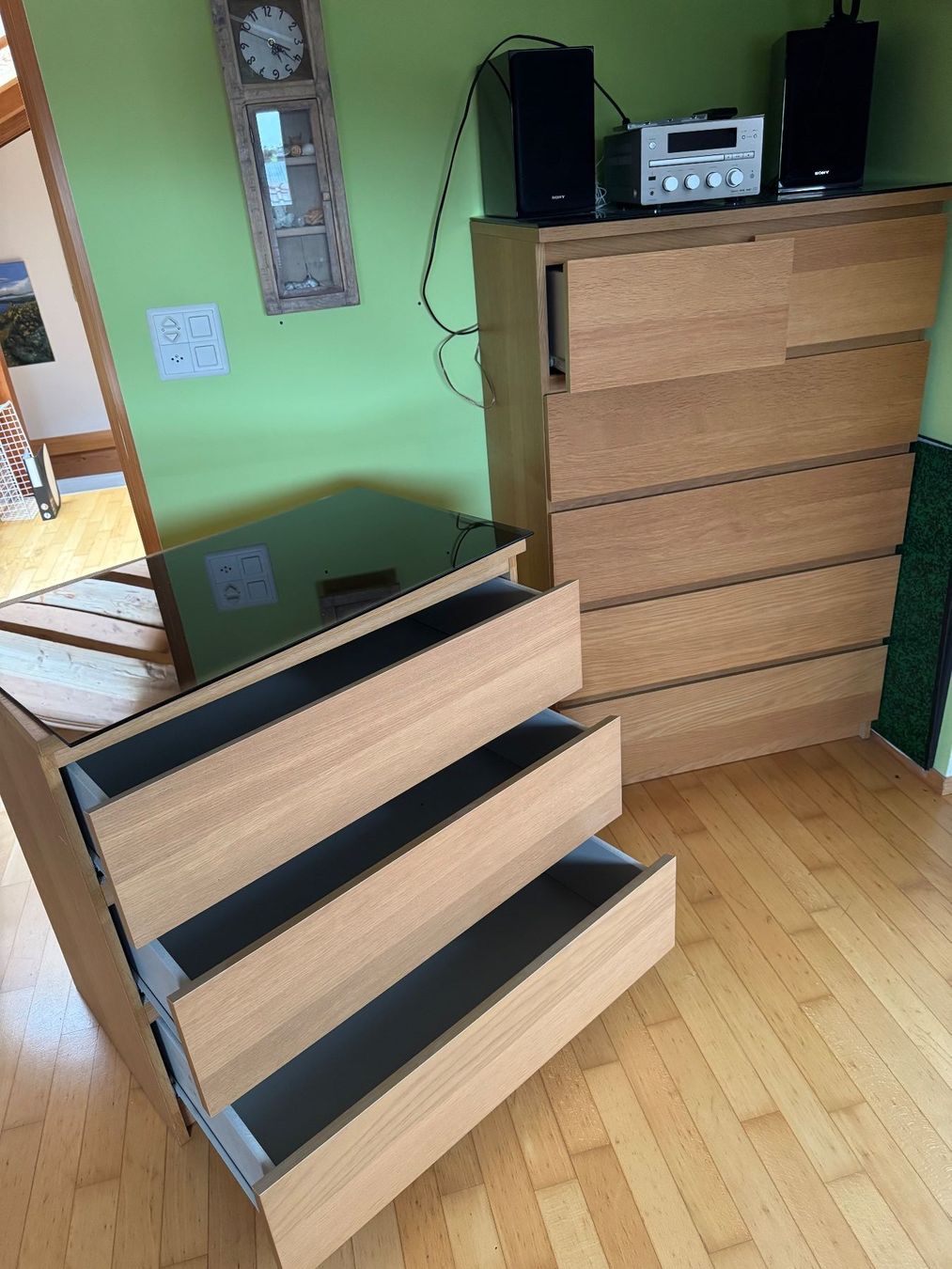 Ikea Commodes: Hohe Schubladen-Kommode, Ikea – D'occasion à Oberrohrdorf par maggys15 2