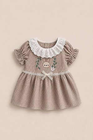 MINO  "Bunny Garden" Kleid/Cottagecore-Kleid
