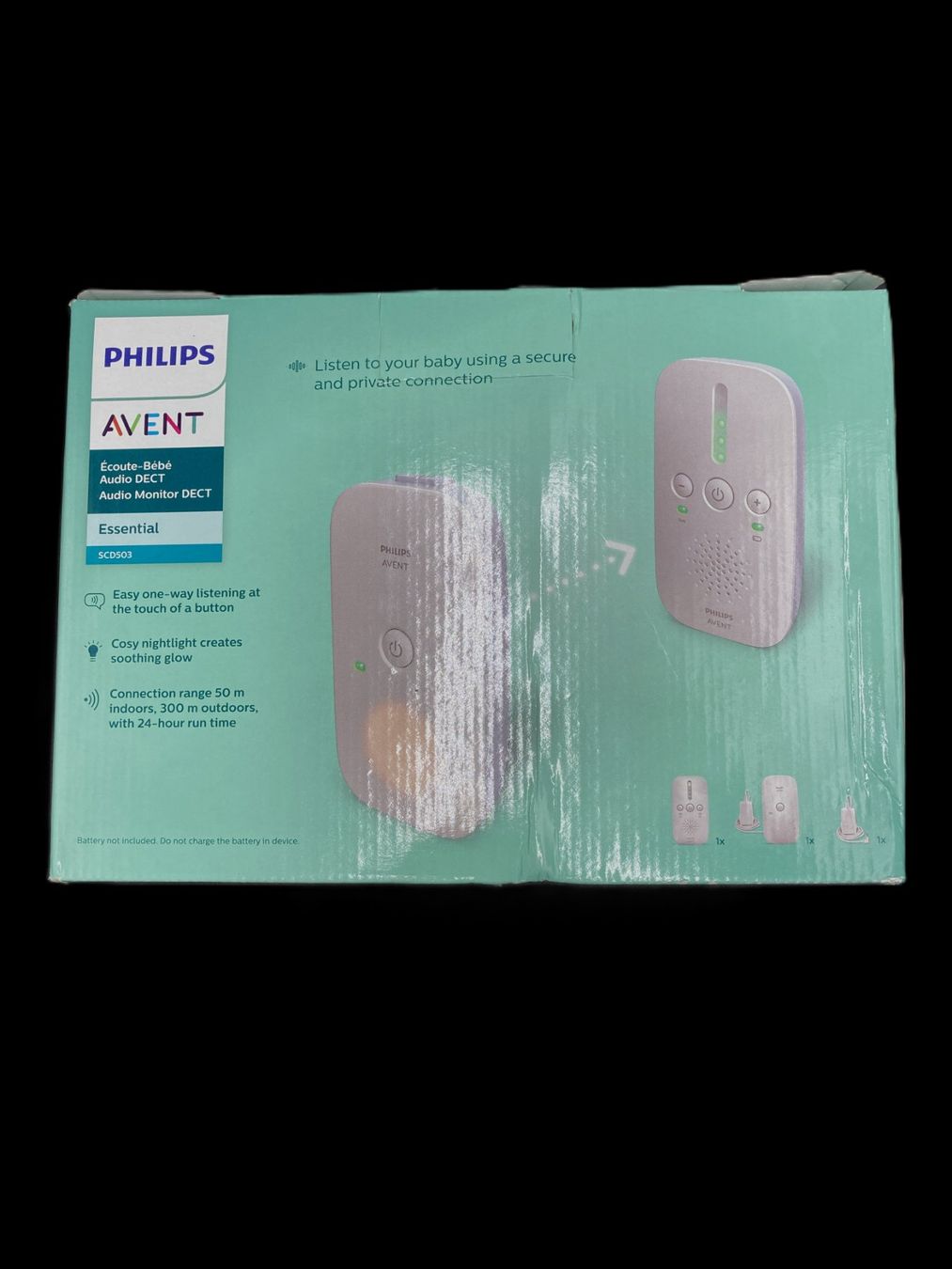 Philips Babyphones: PHILIPS | Avent | DECT Audio-Babyphone | Weiss – Neu (gemäss Beschreibung) aus Wittenbach von Restwert_St-Gallen 6