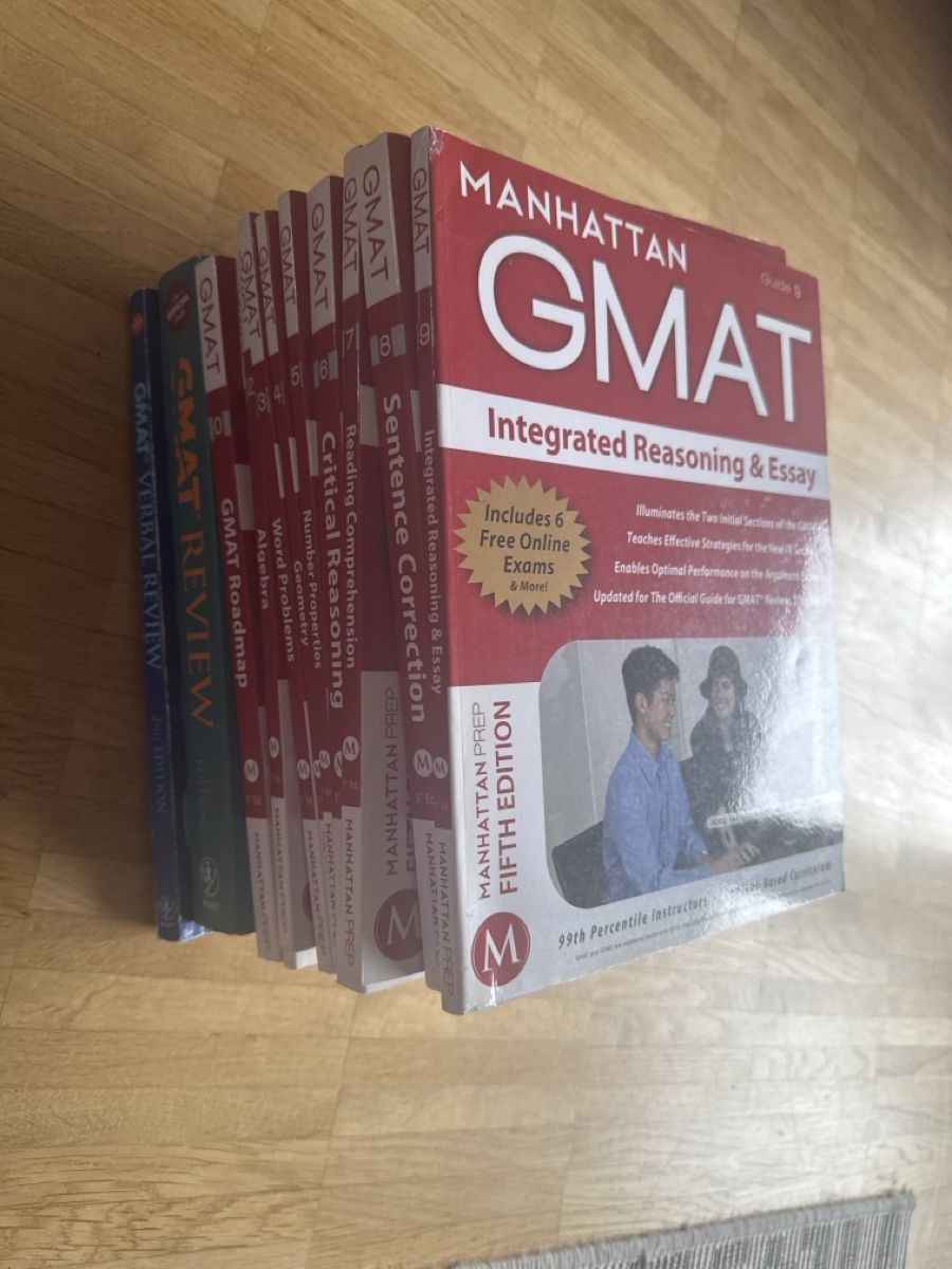Libri: GMAT Vorbereitung Bücher Set Manhattan Prep - Neue! – Nuovo (secondo la descrizione) da Zürich venduto da ele_2vp6