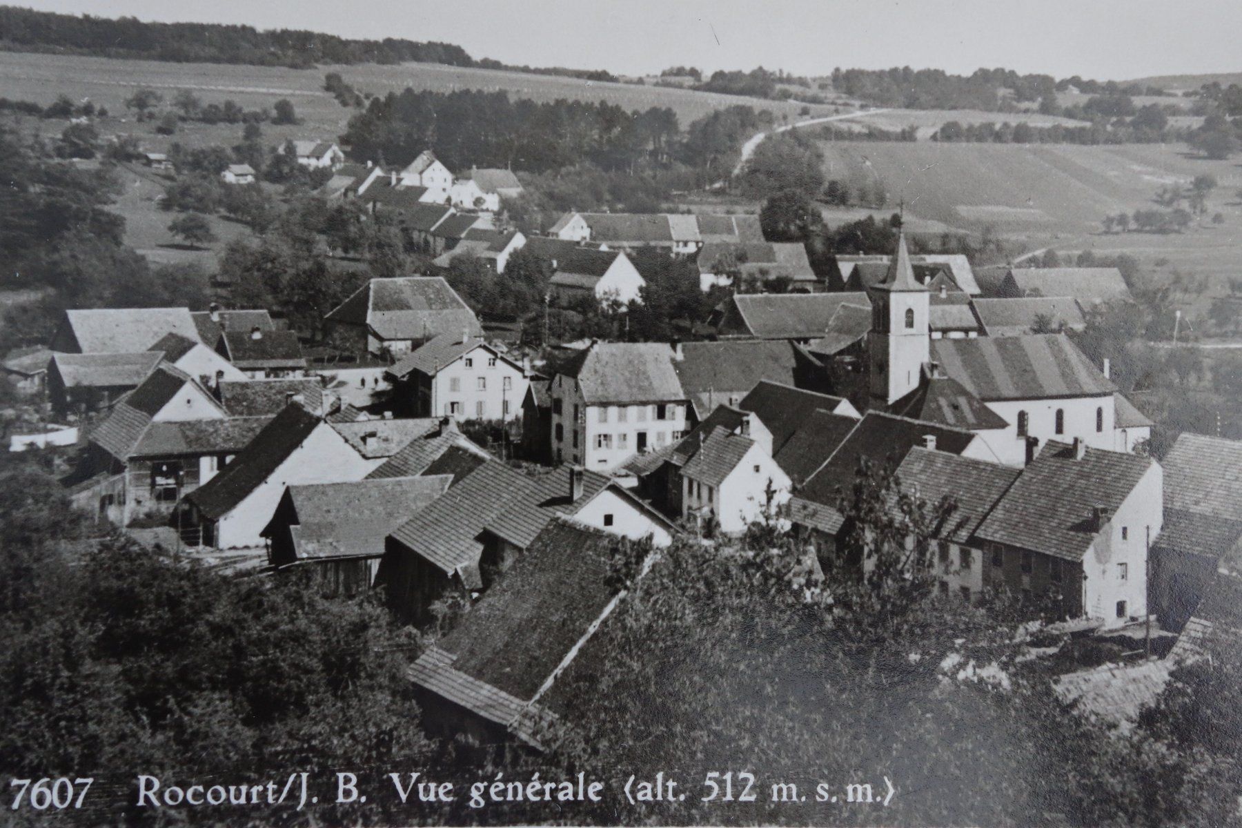 Cartoline postali: ROCOURT - schöne Dorfansicht - 1948 – Usato da Ibach venduto da Ibanto 1