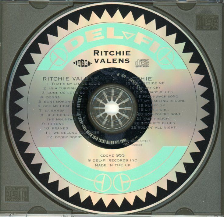 CDs: 2LPs on 1CD - RITCHIE VALENS Ritchie Valens/Ritchie (Del-Fi) – Neu (gemäss Beschreibung) aus Morges von evnocha3 2
