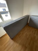 Mattress set 2 pieces grey white good condition