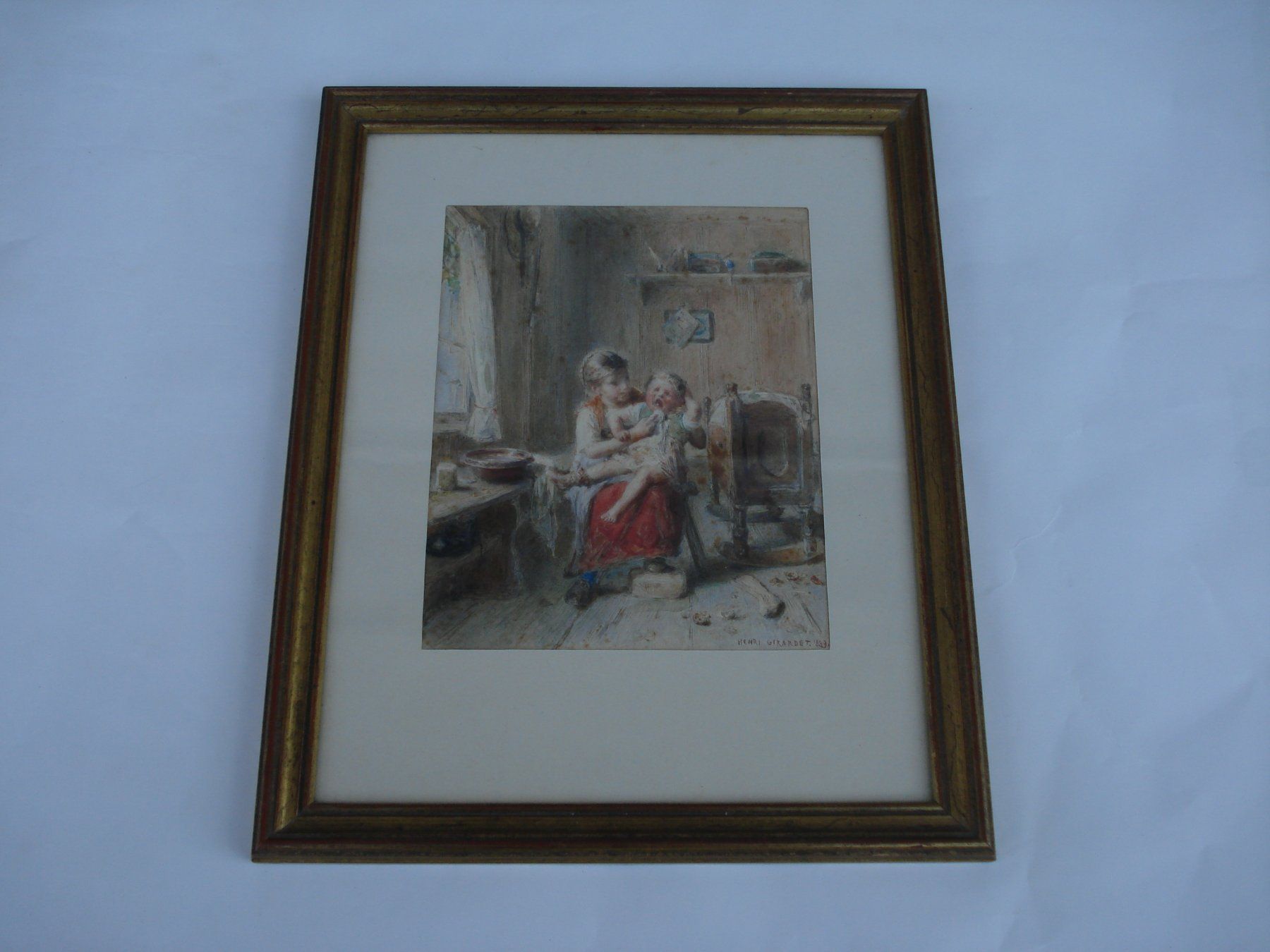 Dipinti: Edouard-Henri Girardet 1819-1880 – Usato da Basel venduto da art.basel 4