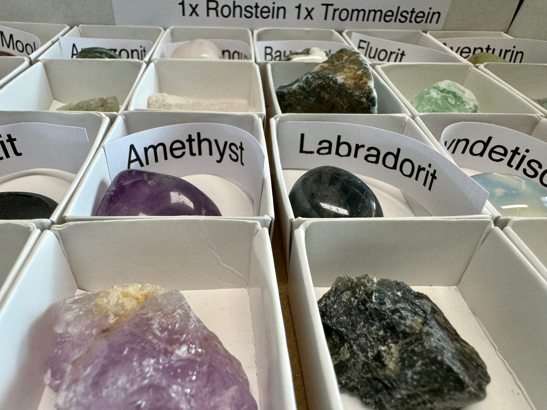 Pietre preziose: Geschenk- Edelstein- Set. 24 Stück – Nuovo (secondo la descrizione) da Biberist venduto da Steine 1