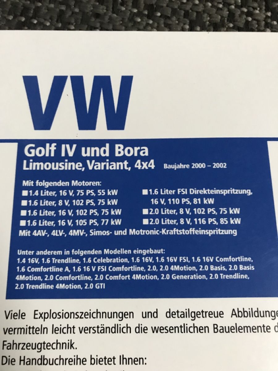 Libri: VW Golf Reparaturanleitung – Usato da murten venduto da Sinbad2001 1