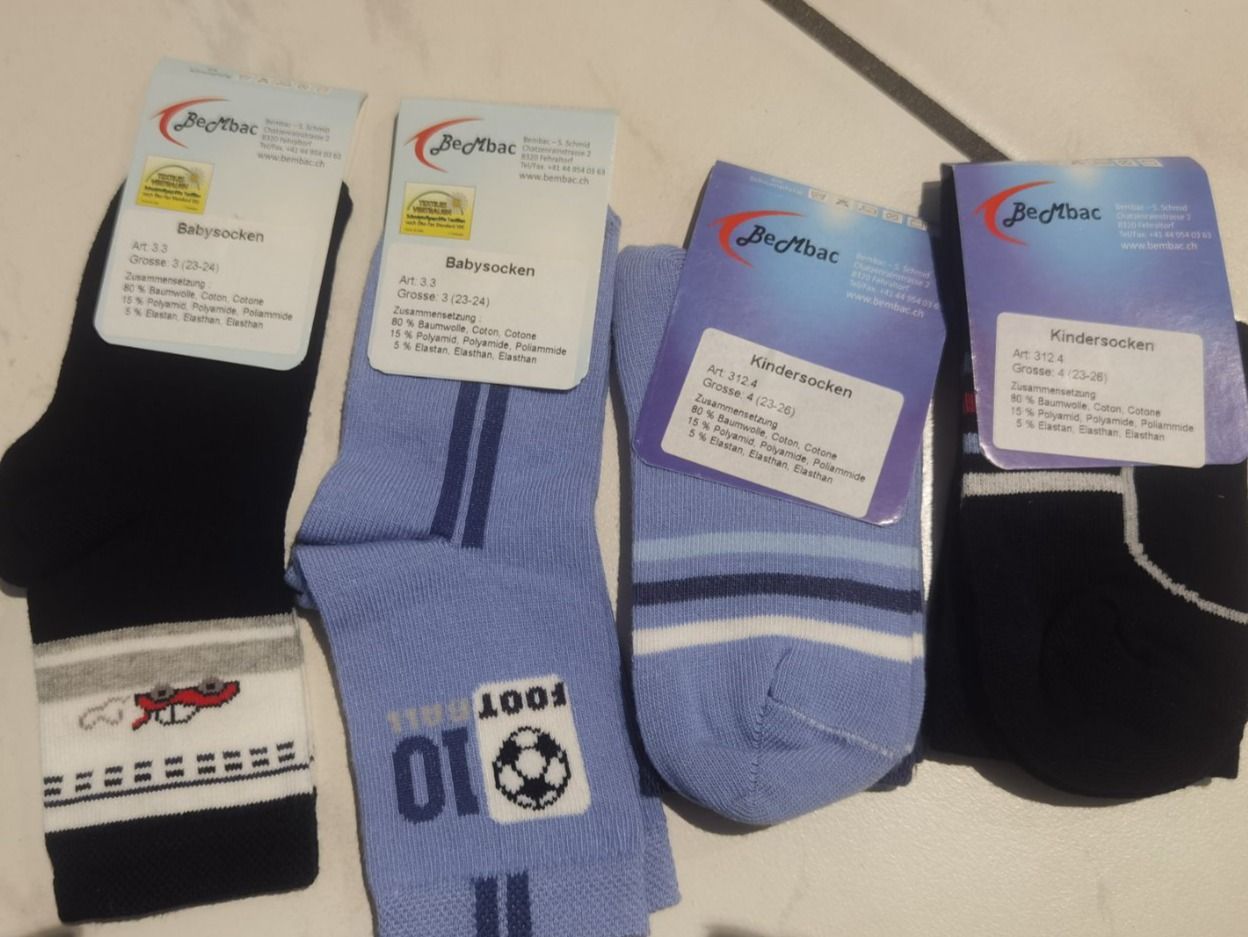 Calze per bambini: 14 Stück Kinder socken Gr 3 und 4 – Nuovo e nell'imballaggio originale da Uerkheim venduto da Justi.y 1