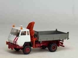 VE1- Roco Steyr Pritschen Kipper mit Ladekran