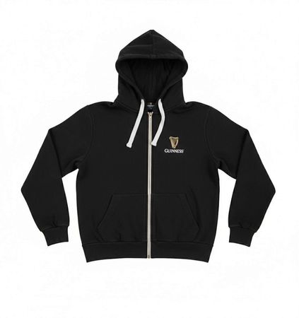 Original Guinness Zip-Up Hoodie L