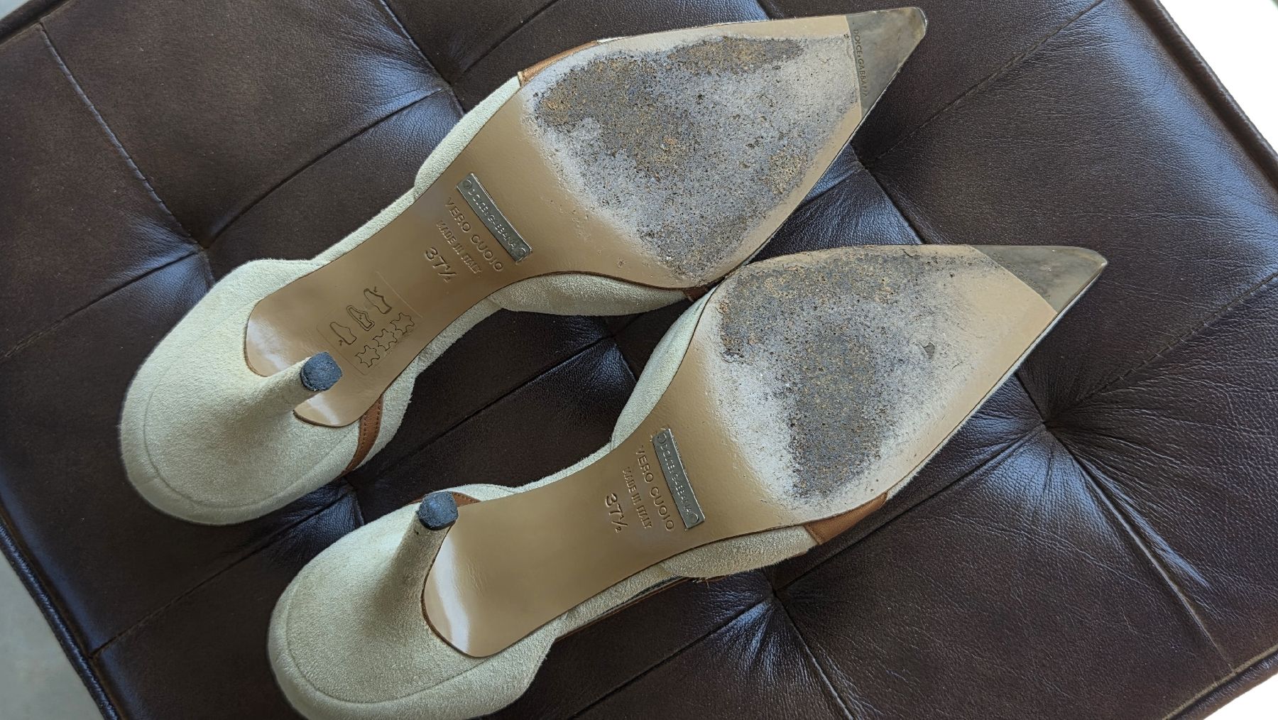 Dolce & Gabbana Scarpe da donna: Pumps Dolce & Gabbana Leder beige Grösse 37.5 – Usato da Kreuzlingen venduto da MeinKleinesAtelier 5