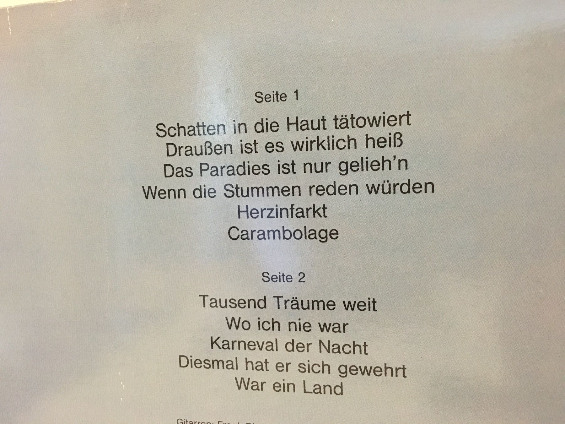Dischi in vinile: Schallplatte - PETER MAFFAY - CARAMBOLAGE - TELDEC - 1984 – Usato da Andwil SG venduto da Rainboli 2