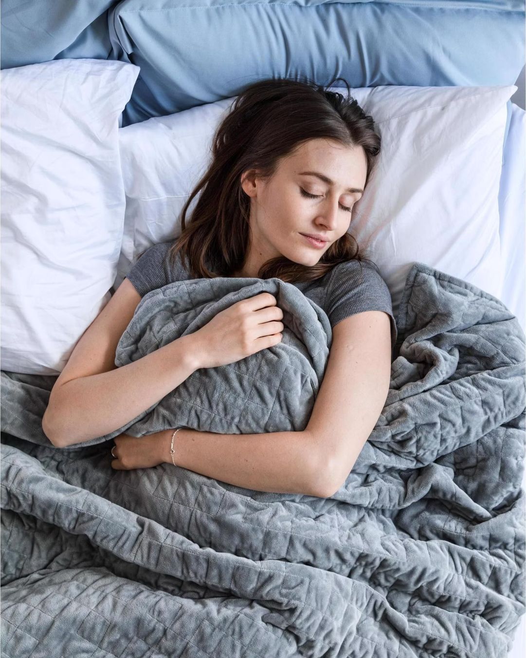 Coperte: Gewichtsdecke Grau 150x200cm guter Zustand – Usato da Thun venduto da soundwg 2