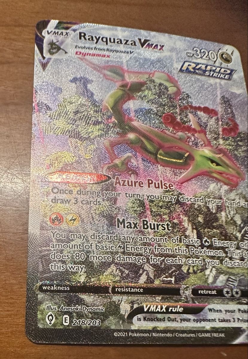 Pokémon Cartes à collectionner: rayquaza vmax 218/203 – Neuf (Voir description) à Cheseaux-sur-Lausanne par thecoyote2 1