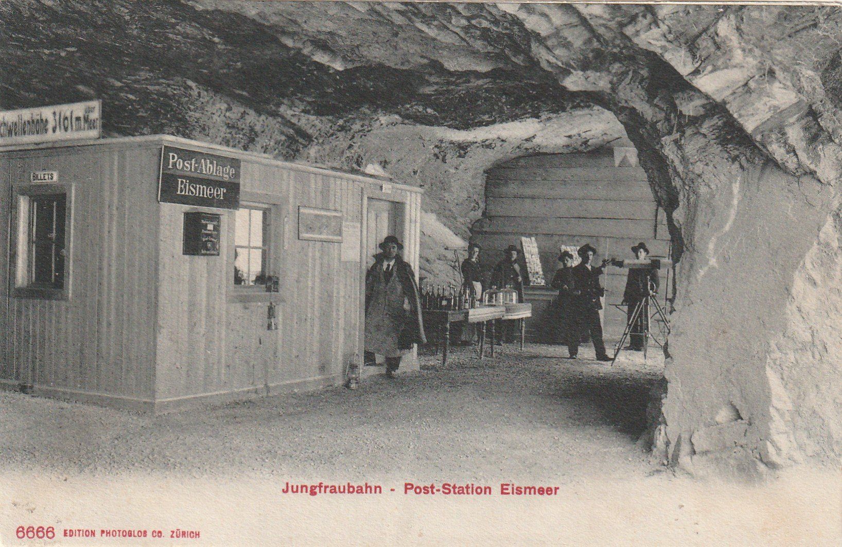 Cartoline postali: Jungfraubahn Poststation Eismeer – Usato da Rorschacherberg venduto da fratovi2