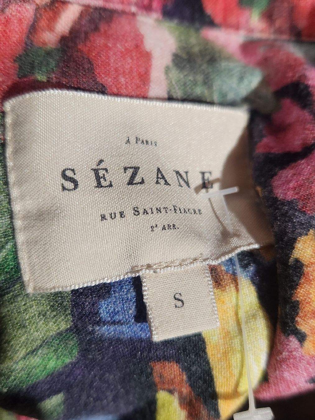 Sezane Camicette: Chemise Sézane  oversize imprimé floral, S – Usato da Niedergösgen venduto da Eva2410 5