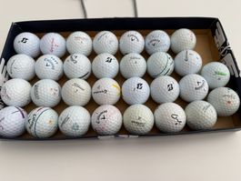 Diverse weisse TOP Golf-Bälle (30x) gut gewaschen, wie NEU