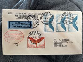 Zeppelin Vorarlberg-Fahrt 1930 nach Bregenz, TOP-Rarität, si