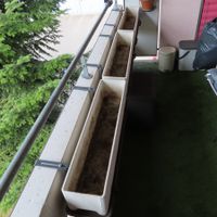 Blumenkasten weiss 3er Set gute Beschaffenheit
