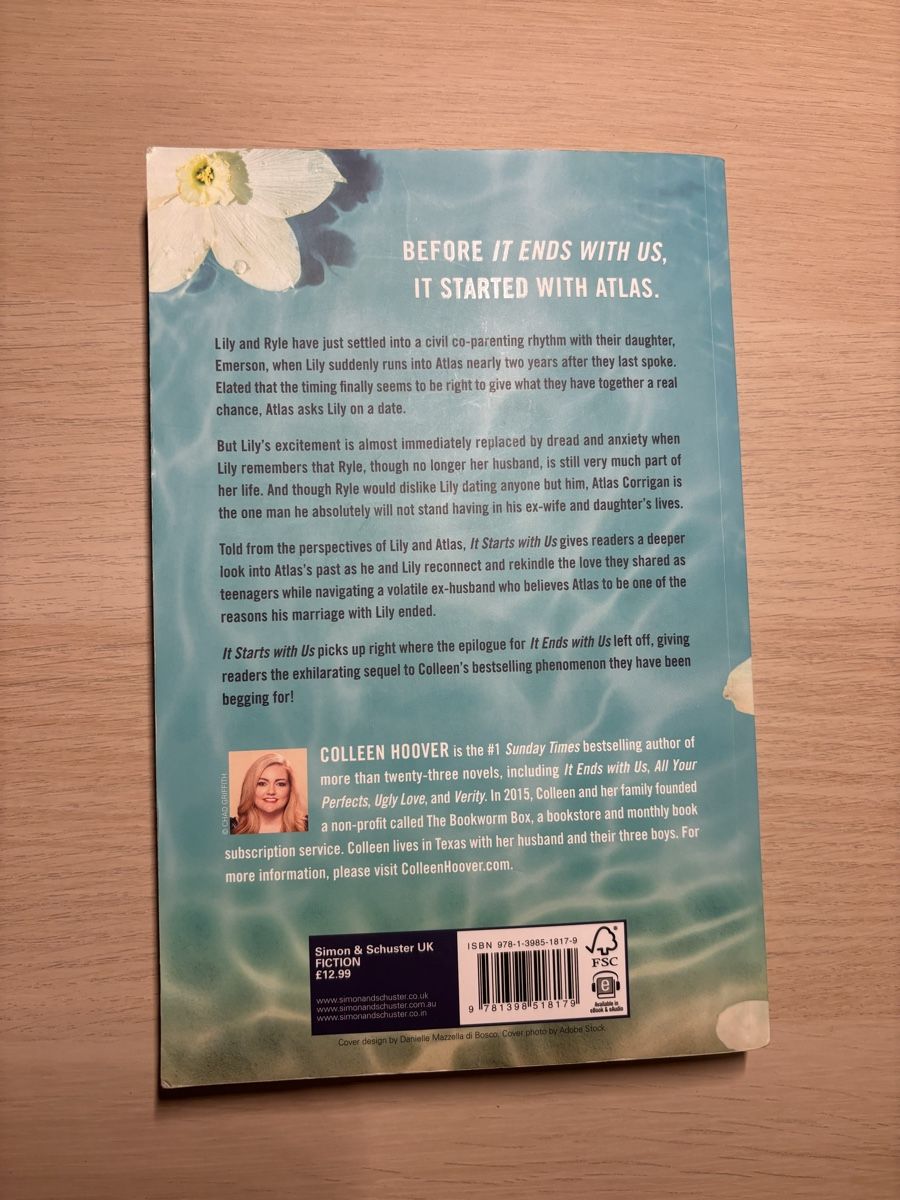 Libri: It Starts With Us - Colleen Hoover – Nuovo (secondo la descrizione) da Zürich venduto da pensando 1