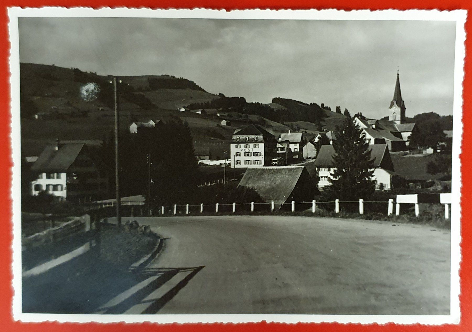 Cartoline postali: Ricken 1945 - Gasthaus z. Post – Usato da Kreuzlingen venduto da Rschweiz1
