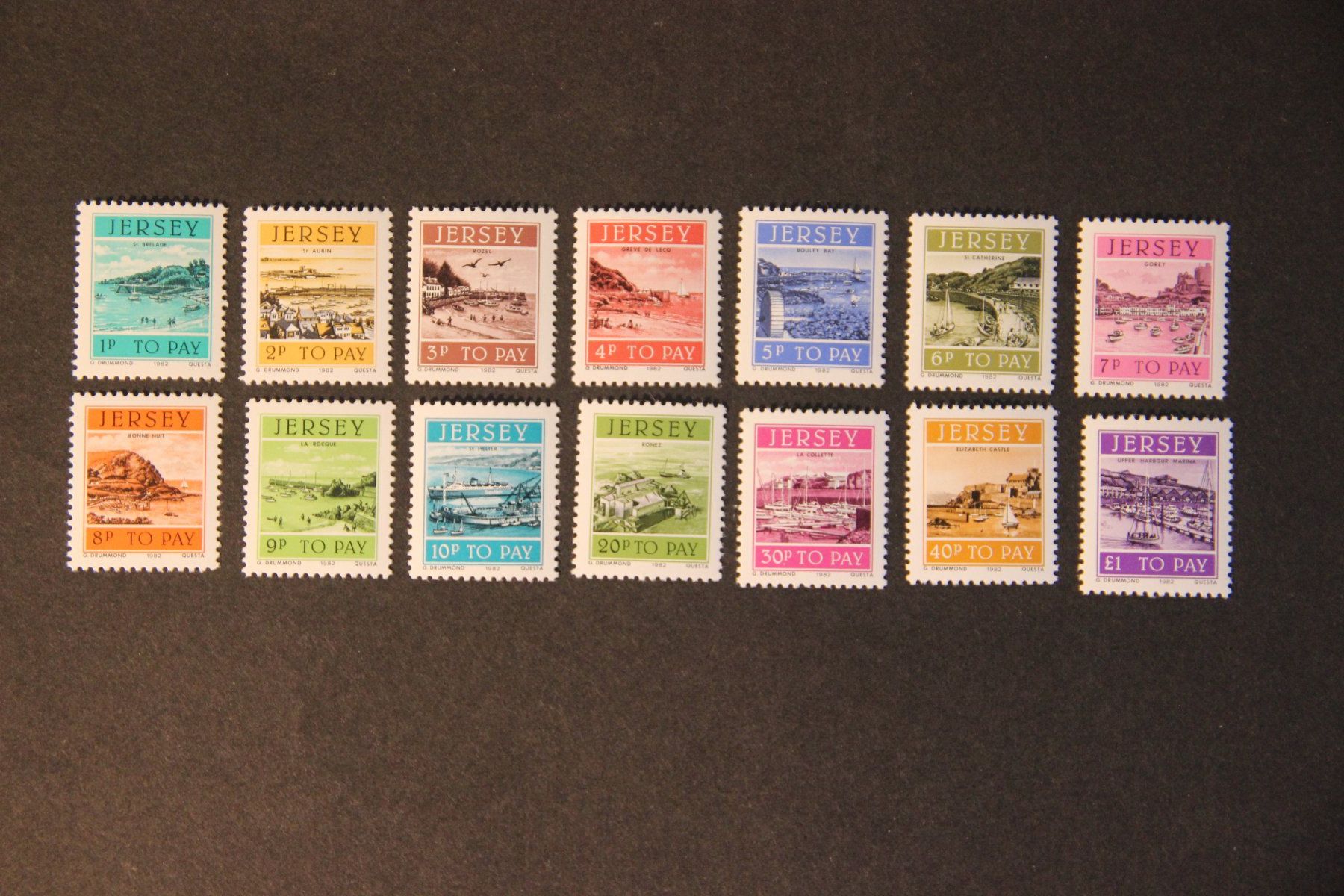 Alle Briefmarken: Jersey 1982 - Postage due** – Neu (gemäss Beschreibung) aus Jona von Southafrica07