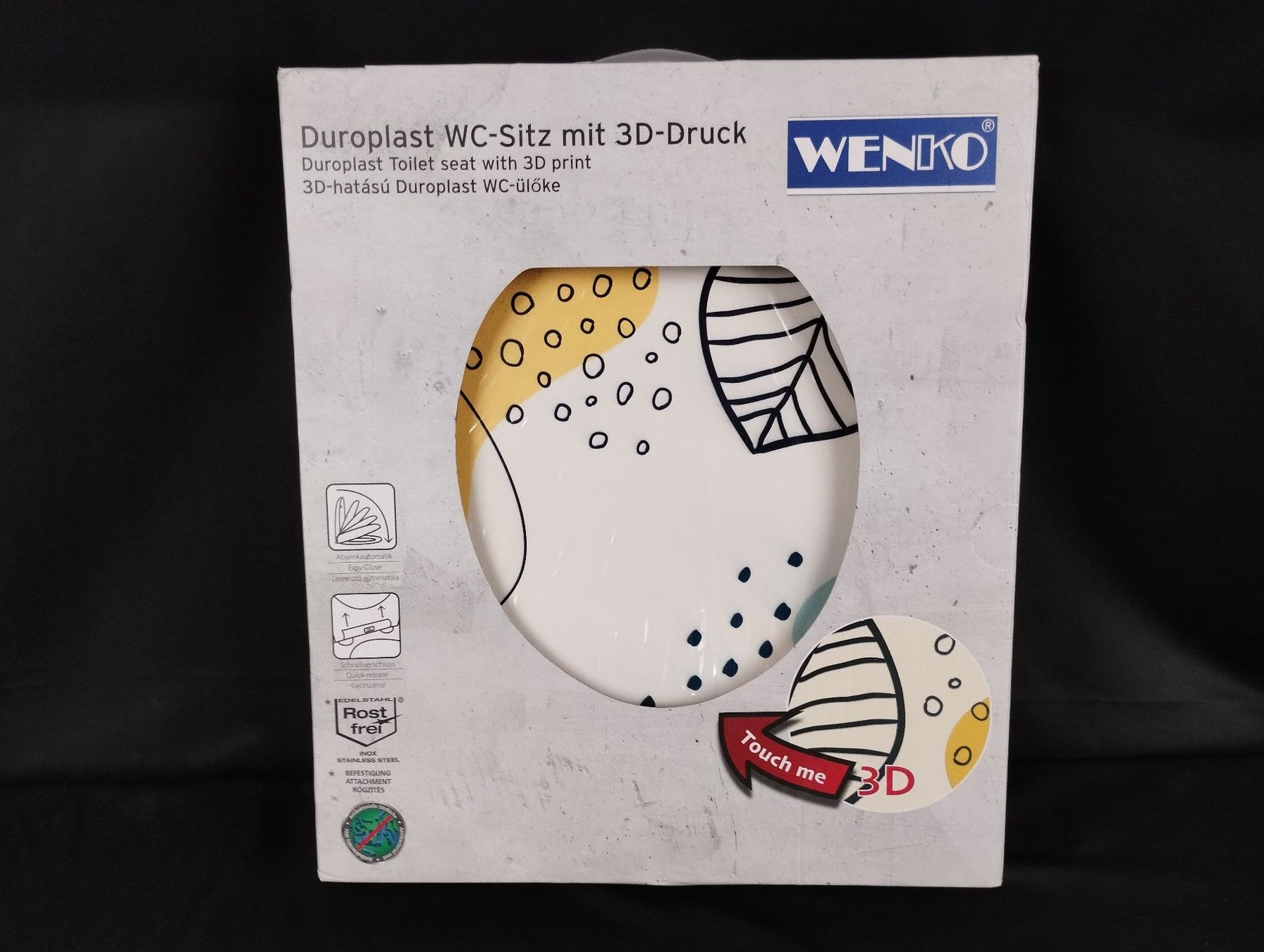Wenko WC: WENKO WC-Sitz mit 3D-Druck – Neuf (Voir description) à Schübelbach par Restwert_Schubelbach 1