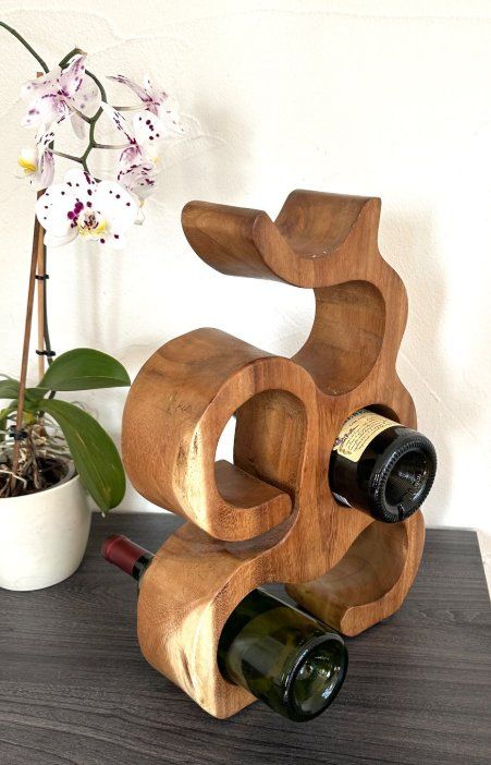 Articoli in legno: Weinständer Flaschenhalter aus Holz – Usato da Kottwil venduto da buergisser_p 1