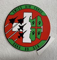 Aufkleber SAKA 89 Schweizer Luftwaffe 