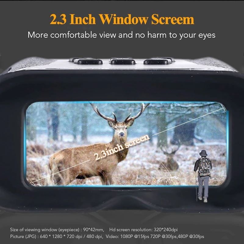 Feldstecher: 2.3 Zoll HD Digital Night Vision Ferngla – Neu und originalverpackt aus Malans GR von BUYBEST-Schweiz 1