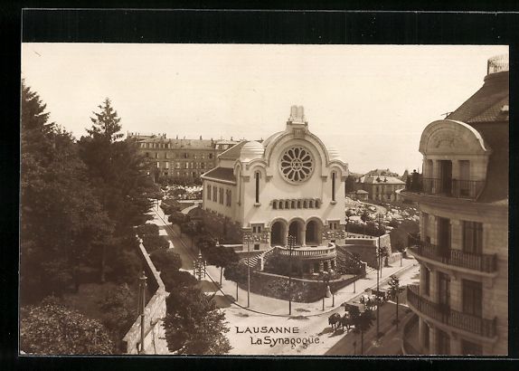 Cartes postales: AK Lausanne, Die Synagoge – D'occasion à Berlin par bartko-reher