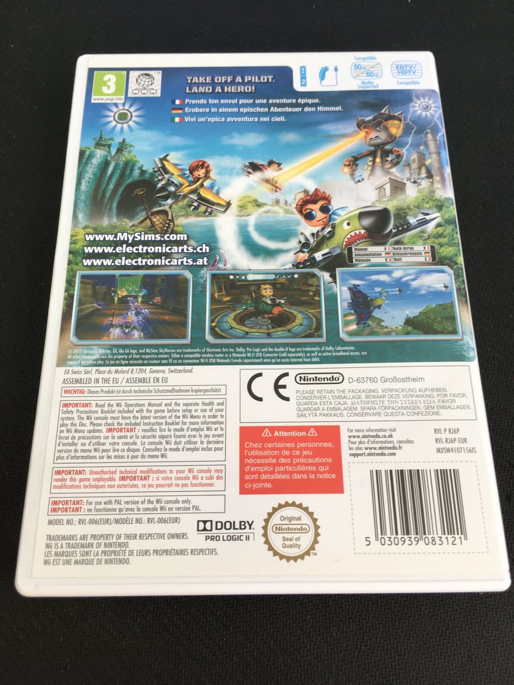 Nintendo Giochi: My Sims Sky Heroes - Nintendo Wii – Usato da St.Gallen venduto da Punktchen01 1