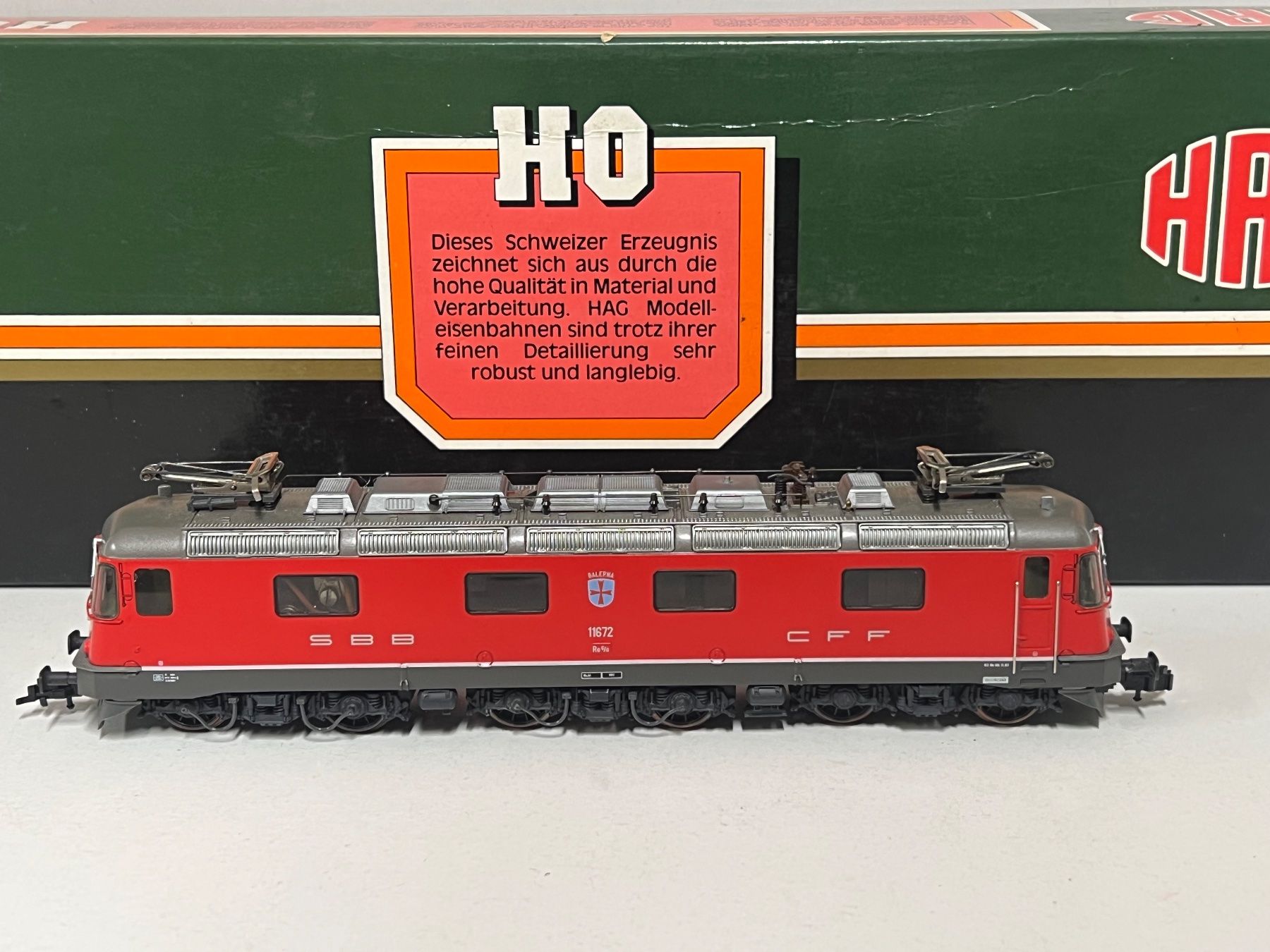 Hag Modellini di ferrovie: Hag Re6/6 SBB Balerna Nr.208 H0 DC Analog – Usato da Neuenhof venduto da ludovicco 2