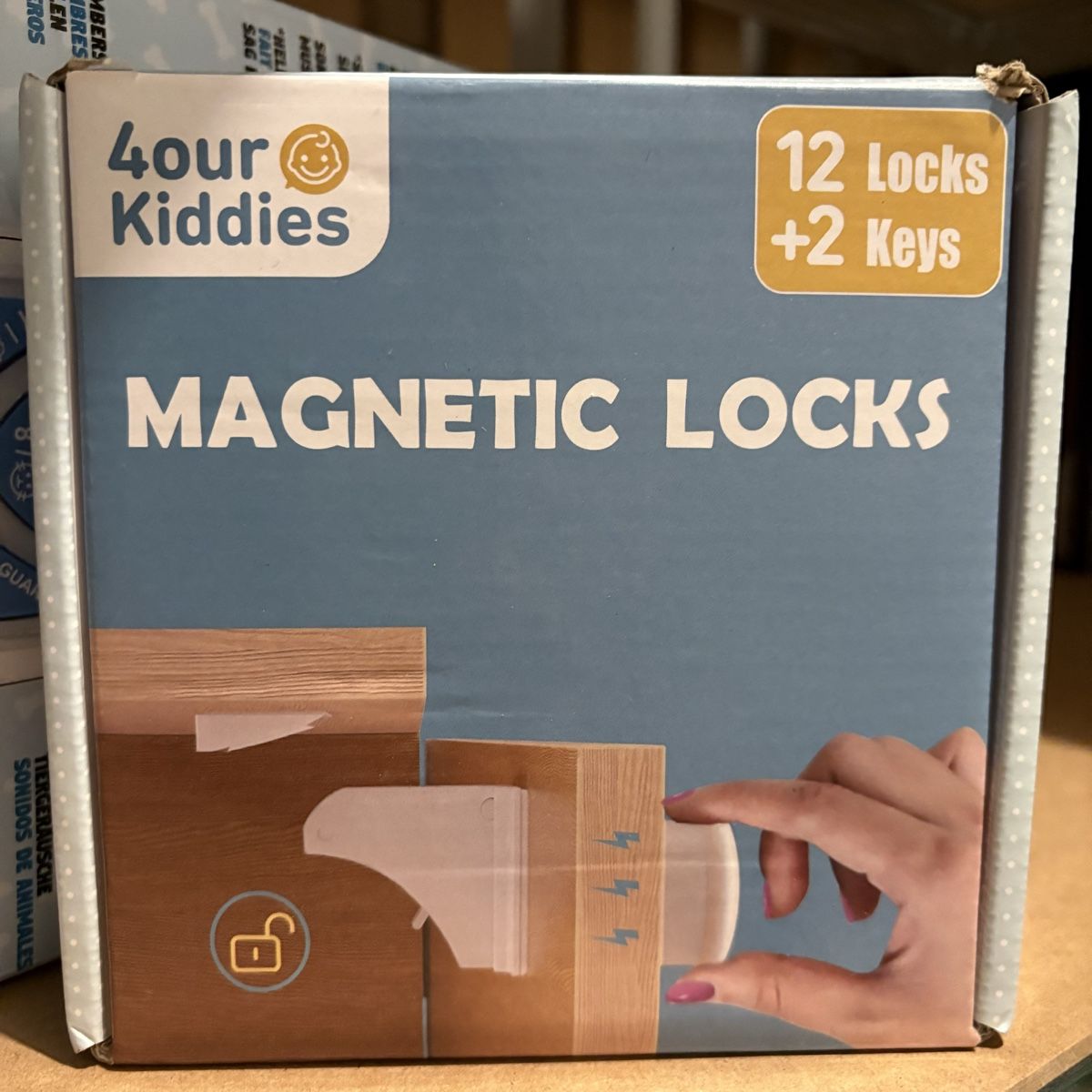 Lucchetti: 4our Kiddies Magnetic Locks 12 locks+2 keys neu – Nuovo e nell'imballaggio originale da Uitikon Waldegg venduto da Tatawlk