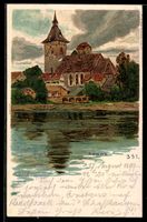 Künstler-AK C.Biese: Arbon, Schloss