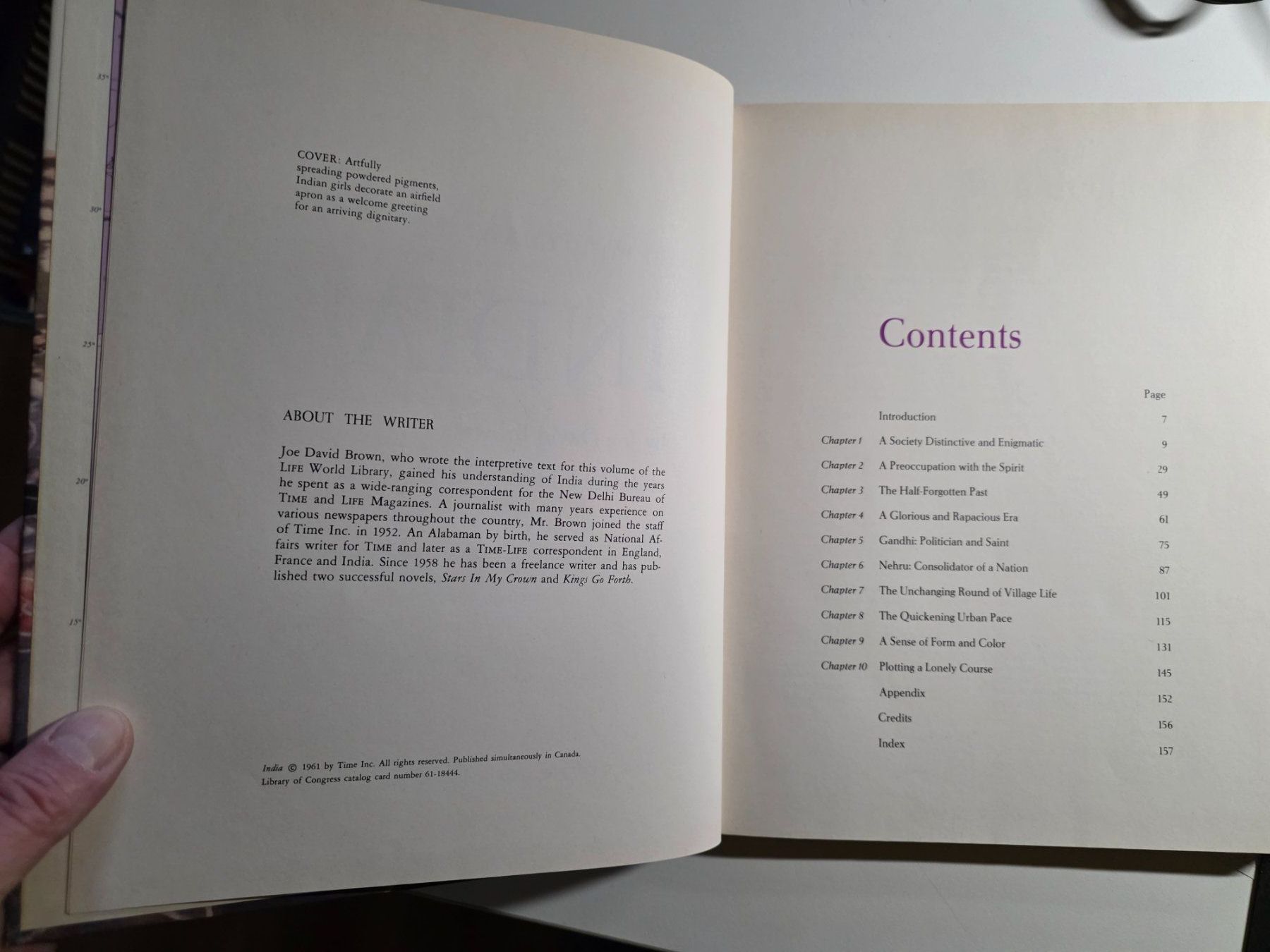Libri: India - Life World Library - 1961 – Usato da Walterswil BE venduto da Lonitti 2