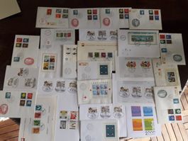 Briefmarken Schweiz. Posten mit vielen besseren Belegen.