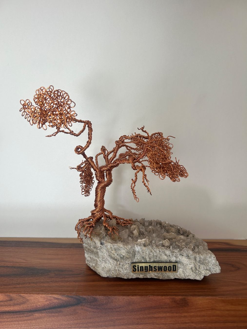 Tutte le decorazioni: Kupferdraht Baum auf Kristallstein – Usato da Illnau venduto da Monkky 1