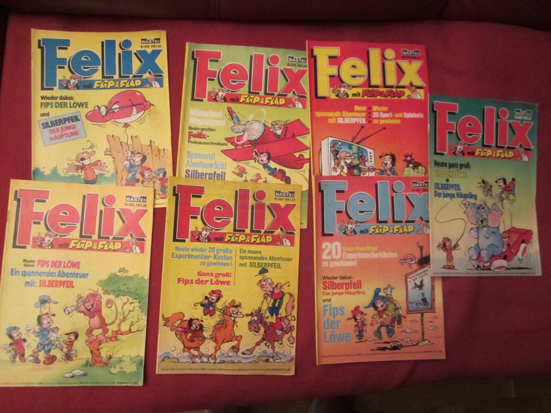 Comics: 10x "Felix mit Flipflap"SILBERPFEIL Hefte BASTEI Comics – Gebraucht aus Volketswil von nemo2000 2